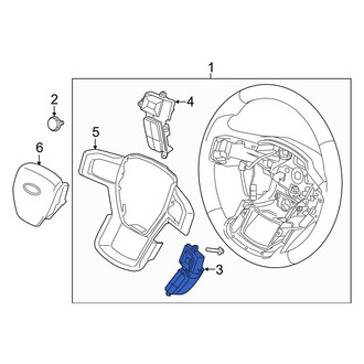 Ford OE - Right Steering Wheel Radio Controls