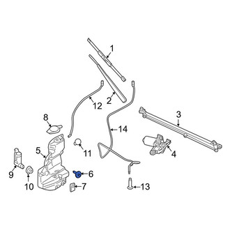Ford OE - Washer Fluid Reservoir Bolt