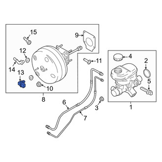 Ford OE - Power Brake Booster Vacuum Sensor