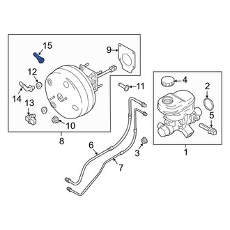 Ford OE - Brake Vacuum Hose