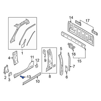 Ford OE - Rocker Panel Bolt