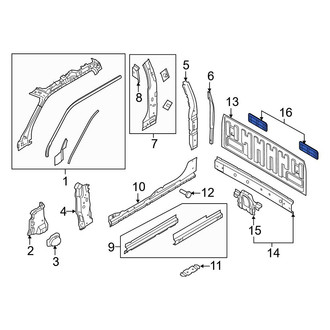 Ford OE - Rear Quarter Panel Vent