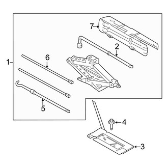 Ford OE - Cab - Jack & Components (SuperCab)