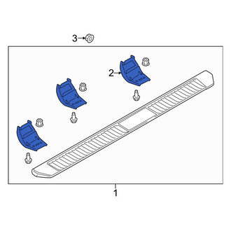 Ford OE - Running Board Mounting Bracket