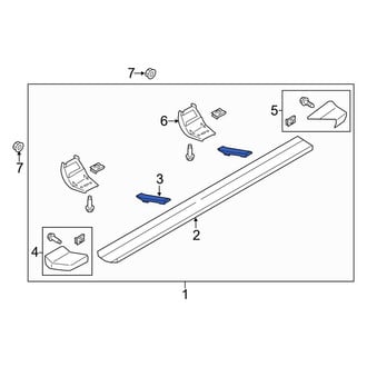 Ford OE - Left Running Board Step Pad