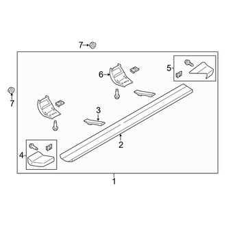 Ford OE - Cab - Running Board (Production, Type 3), (SuperCab)