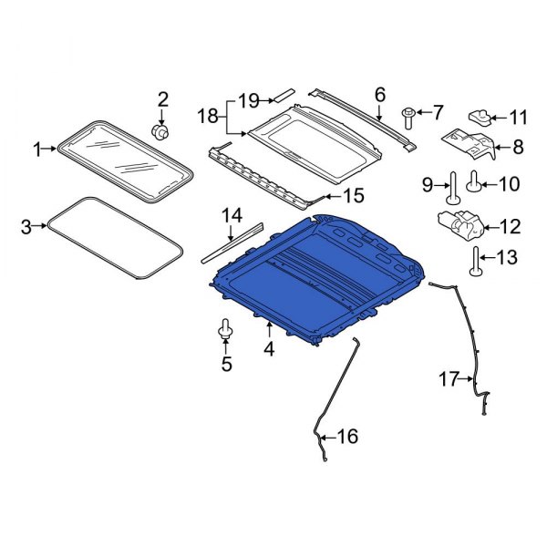 Sunroof Frame