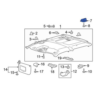 Ford OE - Headliner Spacer