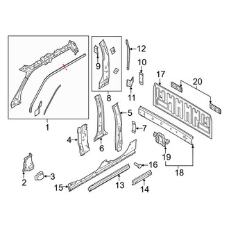 Ford OE - Cab - Back Panel (SuperCrew)