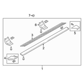 Ford OE - Cab - Running Board (Production, Type 2), (SuperCrew)