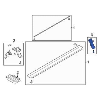 Ford OE - Left Running Board Mounting Bracket