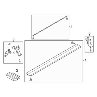 Ford OE - Cab - Running Board (Production, Type 3, With Power Deployable), (King Ranch / Lariat / Limited / Platinum / SSV / XL / XLT SuperCrew)
