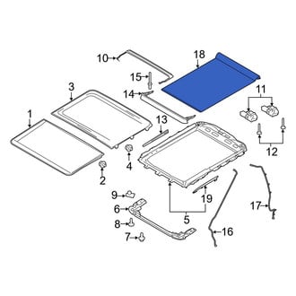 Ford OE - Sunroof Cover
