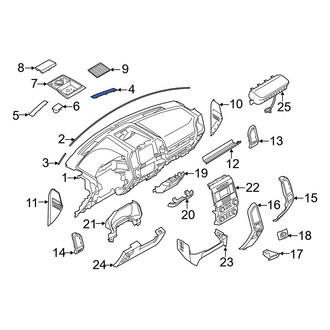 Ford OE - Right Instrument Panel Trim Panel