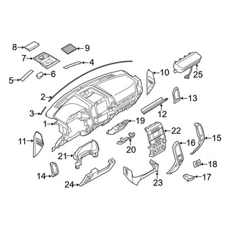 Ford OE - Instrument Panel Components (Panel & Trim)