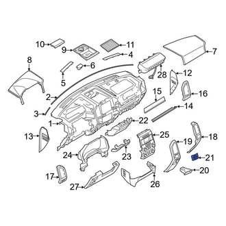 Ford OE - Instrument Panel Coin Holder