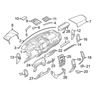 Ford OE - Instrument Panel Components (Panel & Trim)