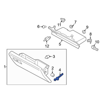 Ford OE - Glove Box Support