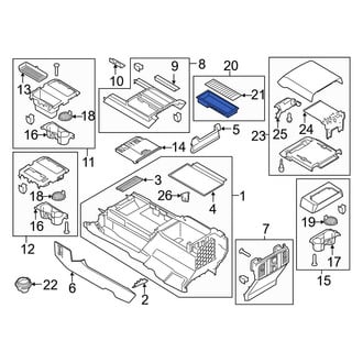 Ford OE - Console Compartment