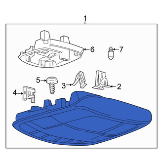 Ford OE - Upper Overhead Console