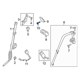 Ford OE - Front Child Restraint Anchor Plate Bolt