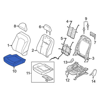 Ford OE - Front Right Seat Cover