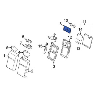 Ford OE - Front Forward Seat Armrest Cup Holder