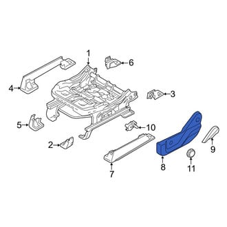 Ford OE - Front Left Seat Trim Panel