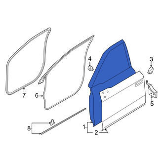 Ford OE - Front Right Door Shell