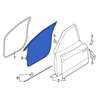 Ford OE - Front Right Inner Door Seal