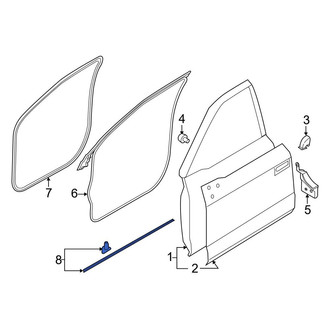 Ford OE - Front Lower Door Shell Seal