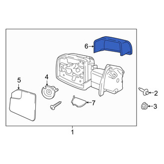 Ford OE - Front Right Door Mirror Cover