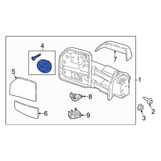 Ford OE - Front Door Mirror Drive Motor