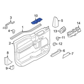 Ford OE - Rear Door Switch Trim Panel