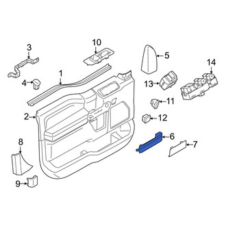Ford OE - Front Left Inner Interior Door Pull Handle