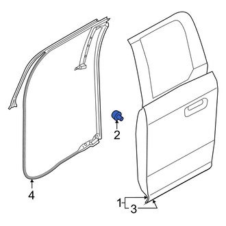 Ford OE - Front Hood Stop Buffer
