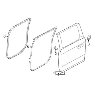 Ford OE - Rear Door - Door & Components (SuperCrew)