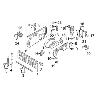 Ford OE - Tie Down Hook Screw