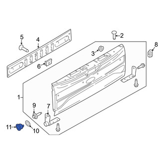Ford OE - Rear Tailgate Bushing