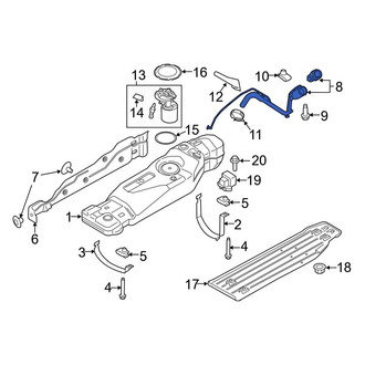 Ford OE - Fuel Tank Filler Neck