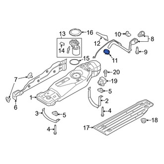 Ford OE - Fuel Filler Hose Clamp