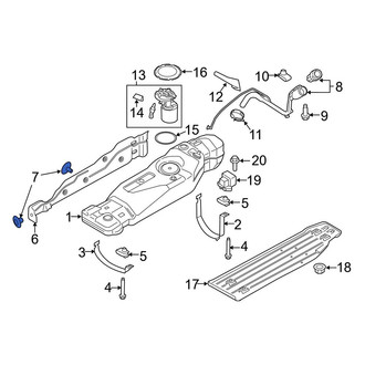 Ford OE - Fuel Tank Shield Clip