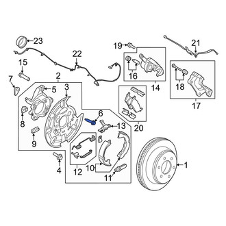 Ford OE - Brake Backing Plate Bolt