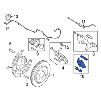 Ford OE - Rear Disc Brake Pad Set