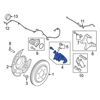 Ford OE - Rear Left Disc Brake Caliper