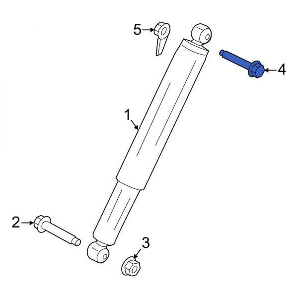 Suspension Shock Absorber Bolt