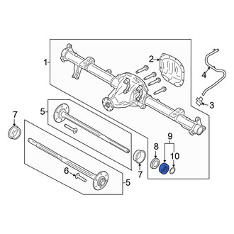 Ford OE - Rear Drive Axle Shaft Bearing