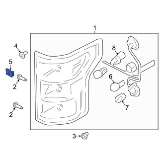 Ford OE - Tail Light Clip