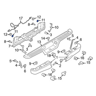 Ford OE - Bumper Face Bar Mount Washer
