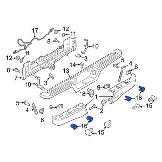 Ford OE - Rear Left Outer Parking Aid Sensor Housing